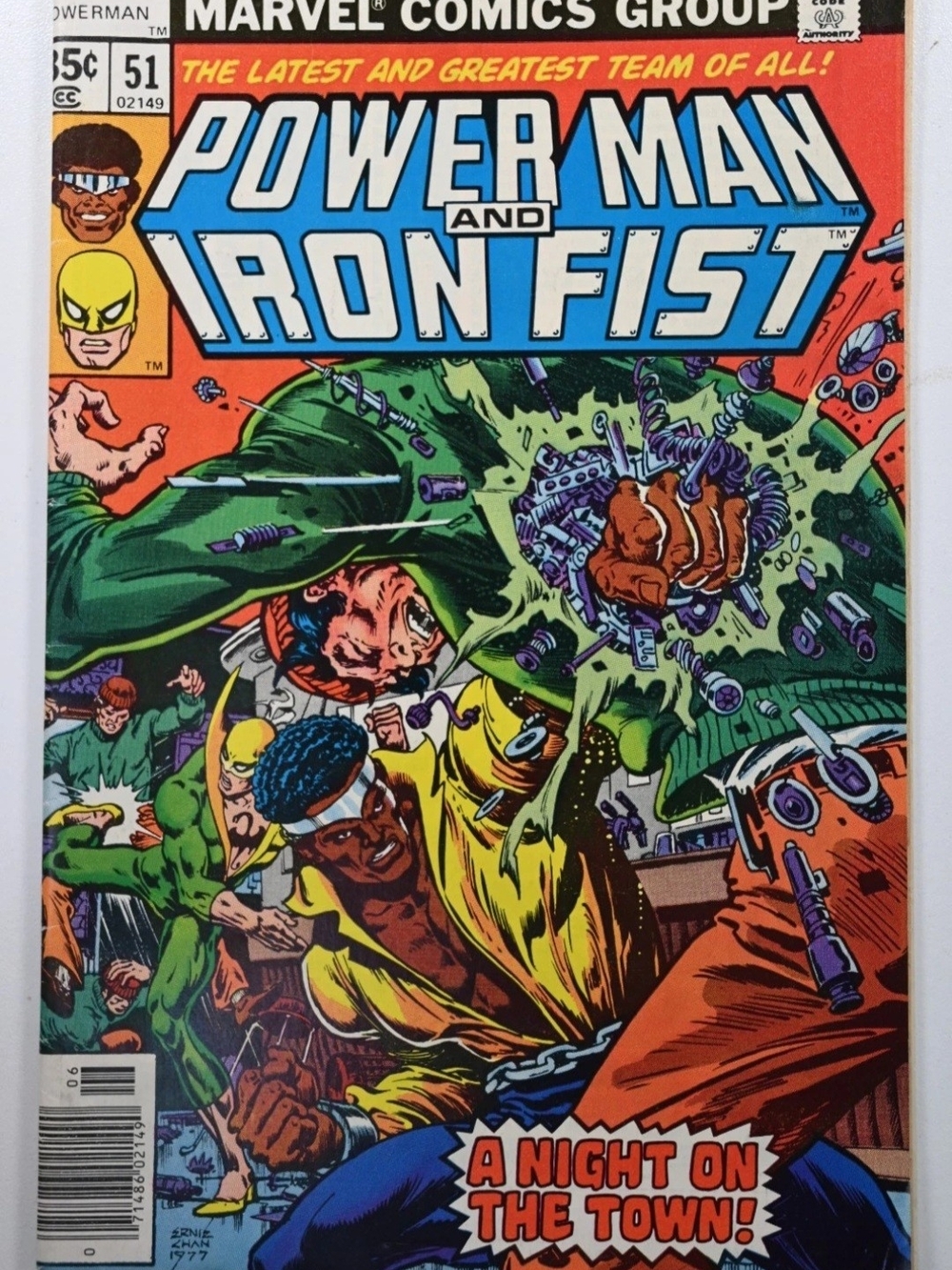 Power Man #51 (Marvel Comics June 1978) Raw Grade Vf+